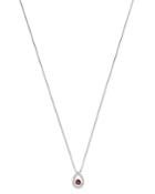 Bloomingdale's Ruby & Diamond Pendant Necklace In 14k White Gold, 16 - 100% Exclusive