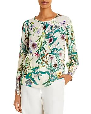 Marella Cancan Lilac Silk Long Sleeve Shirt