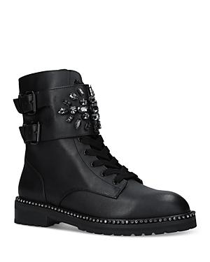 Kurt Geiger London Women's Stoop Embellished Combat Boots