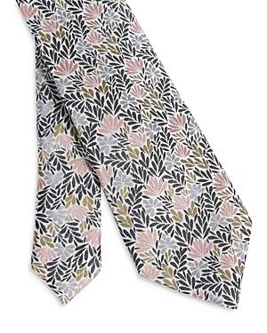 Ted Baker Jacquard Interest Floral Silk Skinny Tie
