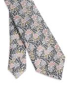 Ted Baker Jacquard Interest Floral Silk Skinny Tie