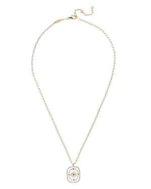 Baublebar Nazar Pave Evil Eye Pendant Necklace In 18k Gold Plated Sterling Silver, 17-19