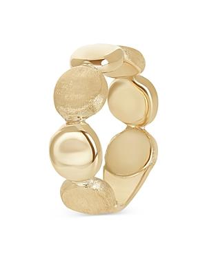 Marco Bicego 18k Yellow Gold Jaipur Polished & Textured Disc Statement Ring
