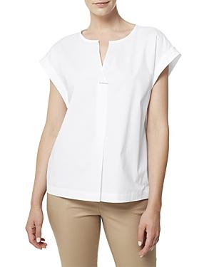 Peserico Split Neck Extended Shoulder Top