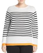 Marina Rinaldi Acacia Striped Sweater