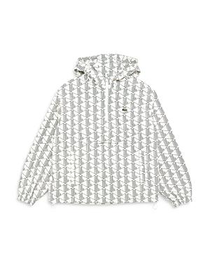 Lacoste Unisex Lacoste L!ve Monogram Patterned Pullover Windbreaker