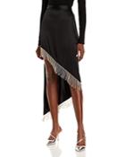 David Koma Embellished Fringe Skirt