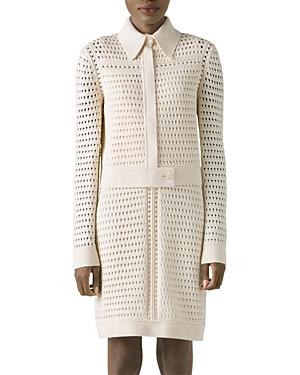 St. John Open Crochet Knit Jacket