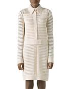 St. John Open Crochet Knit Jacket