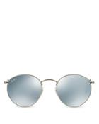 Ray-ban Icons Mirrored Round Sunglasses, 53mm