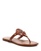 Tory Burch Women's Miller Leather Thong Sandals