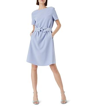 Armani Belted Boat Neck Dress