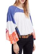Free People Friday Fever Patchwork Top