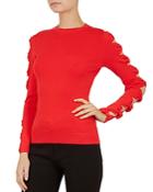 Ted Baker Yonoh Cutout Bow-sleeve Sweater