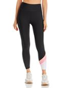 Aqua Color Blocked 7/8 Leggings - 100% Exclusive
