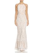 Jarlo Lace Fit-and-flare Gown
