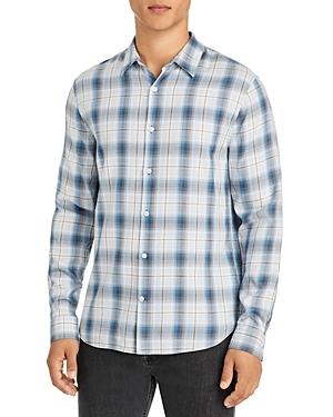 Vince Seaside Long Sleeve Plaid Shirt