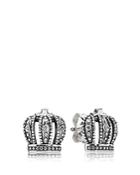Pandora Earrings - Royal Crown Cubic Zirconia