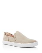 Kate Spade New York Women's Lilly Suede Ruffle Slip-on Sneakers