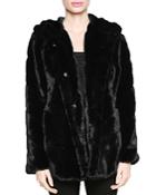 Apparis Genevieve Hooded Faux-fur Coat