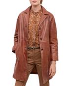 Gerard Darel Marilou Leather Coat