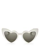 Saint Laurent Heart Cat Eye Sunglasses, 53mm