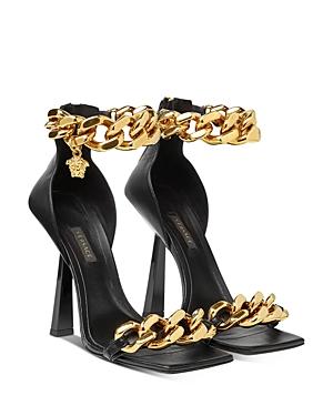 Versace Women's Medusa Chain High Heel Sandals