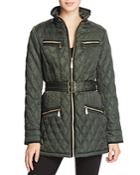 Vince Camuto Belted Faux Suede Coat