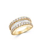 Bloomingdale's Round & Baguette Diamond Statement Band In 14k Yellow Gold, 3.0 Ct. T.w. - 100% Exclusive