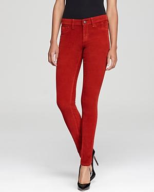 Quotation: Sold Design Lab Pants - Cord Spring Street Skinny In Red Umber