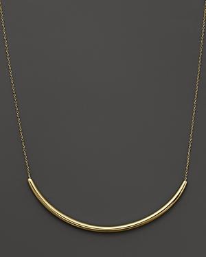 Ippolita 18k Yellow Gold Glamazon Long Curve Bar Necklace, 18