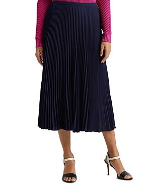 Lauren Ralph Lauren Pleated Midi Skirt