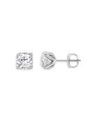 Bloomingdale's Certified Diamond Starbloom Stud Earrings In 14k White Gold, 0.75 Ct. T.w. - 100% Exclusive