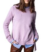 Zadig & Voltaire Tim Distressed Pullover Sweater