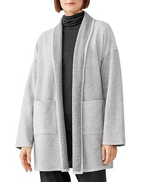 Eileen Fisher Reversible Open Front Cardigan