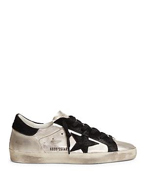 Golden Goose Women's Super Star Metallic Low Top Sneakers