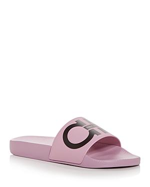 Ferragamo Women's Groovy Gancini Slide Sandals
