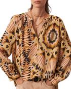 Ba & Sh Calysta Graphic Print Blouse