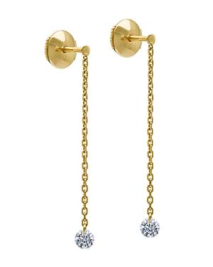 La Brune Et La Blonde 18k Yellow Gold Majorette Diamond Drop Earrings