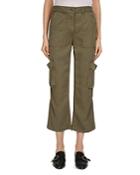 The Kooples Cropped Flared Cargo Pants