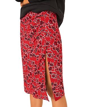 Ba & Sh Jade Printed Slit Skirt