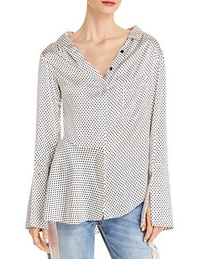 Hellessy Bessette Dotted Stretch Silk Shirt - 100% Exclusive