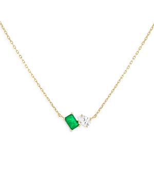 Adinas Jewels Cubic Zirconia Pendant Necklace, 18