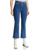 Rag & Bone Nina High Rise Ankle Flare Cropped Jeans In Clean Vince