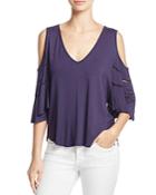 Ella Moss Cold-shoulder Top