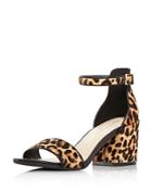Kenneth Cole Women's Hannon Leopard Block Heel Sandals