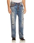 True Religion Ricky Relaxed Fit Jeans In Mended Brawl