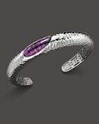 Fifth Season By Roberto Coin Sterling Silver Capri Plus Amethyst Cuff