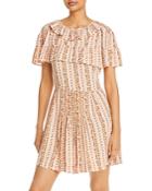 See By Chloe Floral Ruffled Mini Dress
