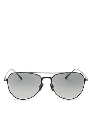Persol Men's Brow Bar Aviator Sunglasses, 54mm